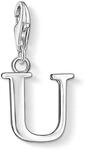 THOMAS SABO Charm-Anh&auml;nger Buchstabe U 925er Sterlingsilber