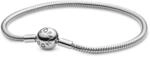 PANDORA Damen-Armband mit Kugelverschluss, glatt 925 Silber 19 cm-590728-19