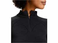 FALKE Damen Baselayer-Shirt Wool-Tech High Zip Neck W L/S SH Wolle...