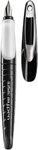 herlitz F&uuml;llhalter "my.pen" f&uuml;r Linksh&auml;nder, Federbreite: M, schwarz/weiss
