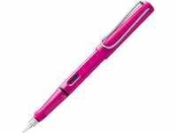 LAMY 1223774 safari Füllhalter 13 – Moderner Füller in der Farbe Pink mit