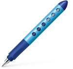 FABER-CASTELL 149849 - Schulf&uuml;ller Scribolino, f&uuml;r Linksh&auml;nder, Feder L, blau, 1