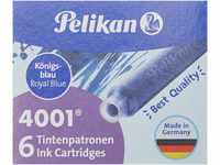 Pelikan 301176 Tintenpatronen 4001 TP/6, 6-er Pack, königsblau