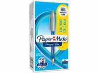 Paper Mate Flexgrip Elite-Druckkugelschreiber | mittlere Spitze (1,4 mm) | blau 