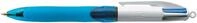 BIC 4 Farben Kugelschreiber 4 Colours Grip Pro, mit gummierter Griff-Fl&auml;che,...
