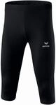 Erima Unisex Kinder Performance 3/4 Laufhose (8290702), schwarz, 128