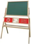 roba Tafel, Standtafel drehbar mit Schreibtafel liniert, Maltafel magnetisch,...