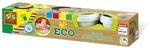 SES Creative 24926 - Eco Fingerfarbe 4 Farben x 150ml, aus nat&uuml;rlichen Rohstoffen,