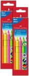Faber-Castell - Buntstifte Set Jumbo Grip Neon 5-teilig