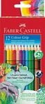 Faber-Castell - Buntstifte Set Colour Grip, 12 Malstifte bruchsicher