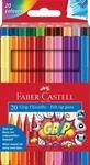 Faber-Castell - Grip Colour Marker Set, 20 Fasermaler