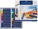 FABER-CASTELL 127024 - Permanente &Ouml;lpastellkreide STUDIO QUALITY, 24er Etui