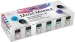 KREUL 73610 - Magic Marble Marmorierfarbe, Metallic Set, 6 x 20 ml in gold,...
