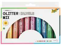 folia 57807 - Glitter-Mix Rainbow "L" mit 10 Röhrchen à 14 Gramm...