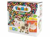 PlayMais Mosaic Little Farm Kreativ-Set zum Basteln für Kinder ab 3 Jahren |...