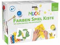 KREUL 29102 - Mucki Fingermalfarbe, Farben Spiel Kiste, Wir malen Stacheln,...
