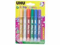 UHU Glitter Glue Original, Glitzerkleber zum Basteln, Dekorieren und kreativen