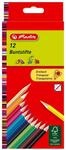herlitz Dreikantbuntstifte lackiert/10412021 Inh.12 (1, 12 Farben)