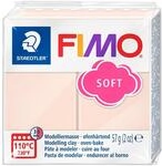 STAEDTLER 8020-43 - Fimo Soft Normalblock, Modelliermasse, 57 g, blassrosa, 1...
