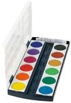Herlitz Schulmalfarben bzw. Deckfarbkasten, 12 Farben inklusive Deckwei&szlig; 