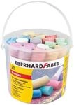 Eberhard Faber 526512 - Stra&szlig;enkreide 20er Eimer, 6 leuchtenden Farben