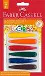 FABER-CASTELL - Wachsmalstifte Finger 6-teilig ab 4 Jahren