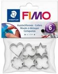 STAEDTLER FIMO Ausstechformen Metall 6St | Keksausstecher f&uuml;r Modelliermasse...