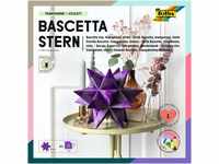 folia 860/1515 - Bastelset Bascetta Stern, Transparent violett, 15 x 15 cm, 32...