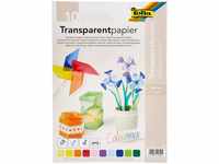 folia 87409 - Transparentpapier, farbig sortiert, DIN A4, 10 Blatt, 115 g/qm -...
