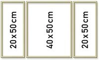 Schipper 605140707 Malen nach Zahlen, Alurahmen Triptychon 50 x 80 cm,...