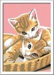 Ravensburger CreArt 29686 - Katzenbabys - Malen nach Zahlen Katze f&uuml;r Kinder ab 9