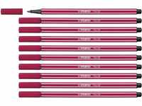 Premium-Filzstift - STABILO Pen 68 - 10er Pack - dunkelrot