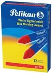 Pelikan 701086 - Wachs-Signierkreide f&uuml;r Glatte Untergr&uuml;nde Schachtel mit 12