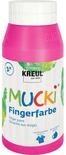 KREUL 23206 - Mucki leuchtkr&auml;ftige Fingerfarbe, 750 ml in pink, auf...