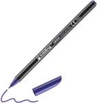 edding 1200 Fasermaler fein - violett (lila) - 1 Stift - Rundspitze 1 mm -...
