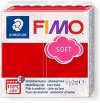 STAEDTLER ofenh&auml;rtende Modelliermasse FIMO Soft, Weihnachtsrot, weich und