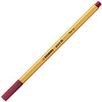 STABILO - Fineliner - point 88 - Einzelstift - dunkelrot