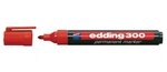 edding 300 Permanentmarker - rot - 10 Stifte - Rundspitze 1,5-3 mm - wasserfest,