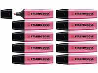 Textmarker - STABILO BOSS ORIGINAL - 10er Pack - pink