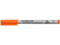 STAEDTLER Universalstift Lumocolor non-permanent, orange, feucht abwischbar, für