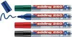 edding 250 Whiteboardmarker Set - bunte Farben - 4 Whiteboard Stifte -...