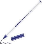 edding 4600 Textilstift - blau - 1 Stift - Rundspitze 1 mm - Textilstifte