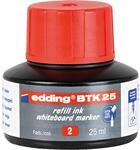 edding BTK 25 Nachf&uuml;lltinte Whiteboardmarker - rot - 25 ml - mit