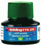 edding FTK 25 Nachf&uuml;lltinte - gr&uuml;n - 25 ml | mit Kapillarsystem ideal zum...