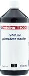 edding T 1000 Nachf&uuml;lltinte Permanentmarker - schwarz - 1000 ml - zum schnellen