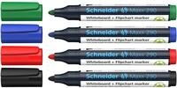 Schneider 129094 Maxx 290 Whiteboard Marker, 4er-Set, schwarz, rot, blau, gr&uuml;n
