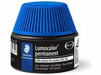 STAEDTLER 488 50 Lumocolor permanent marker Nachfüllstation blau für 350/352,...