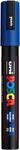 POSCA 182551 - POSCA Marker PC-5M, mit mittelfeiner Rundspitze, dunkelblau, 1 St&uuml;ck