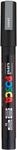 POSCA 186582 - POSCA Marker mit feiner Rundspitze, silber