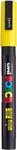 POSCA 186507 - POSCA Marker mit feiner Rundspitze, gelb